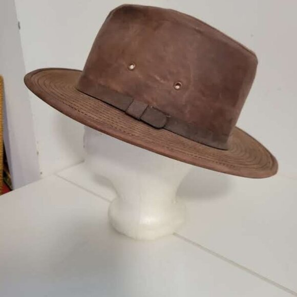 Men's Waterproof Oilskin Hat - Picture 4 of 5